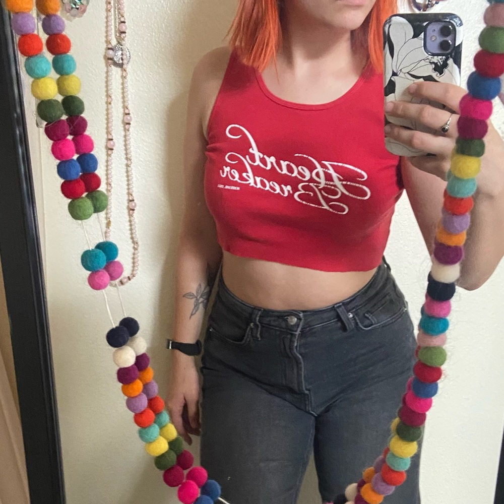 Vintage cropped “Heartbreaker” tank